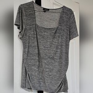 Alyx Heather Gray Short Sleeve Top